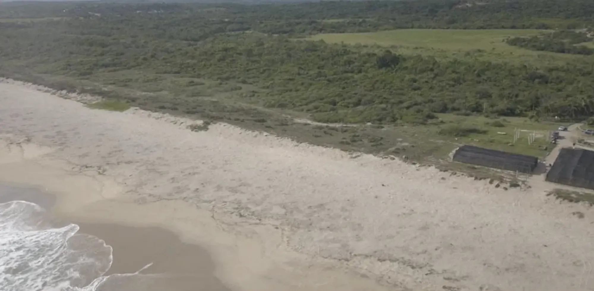 Barra del Potrero, Frente de Playa